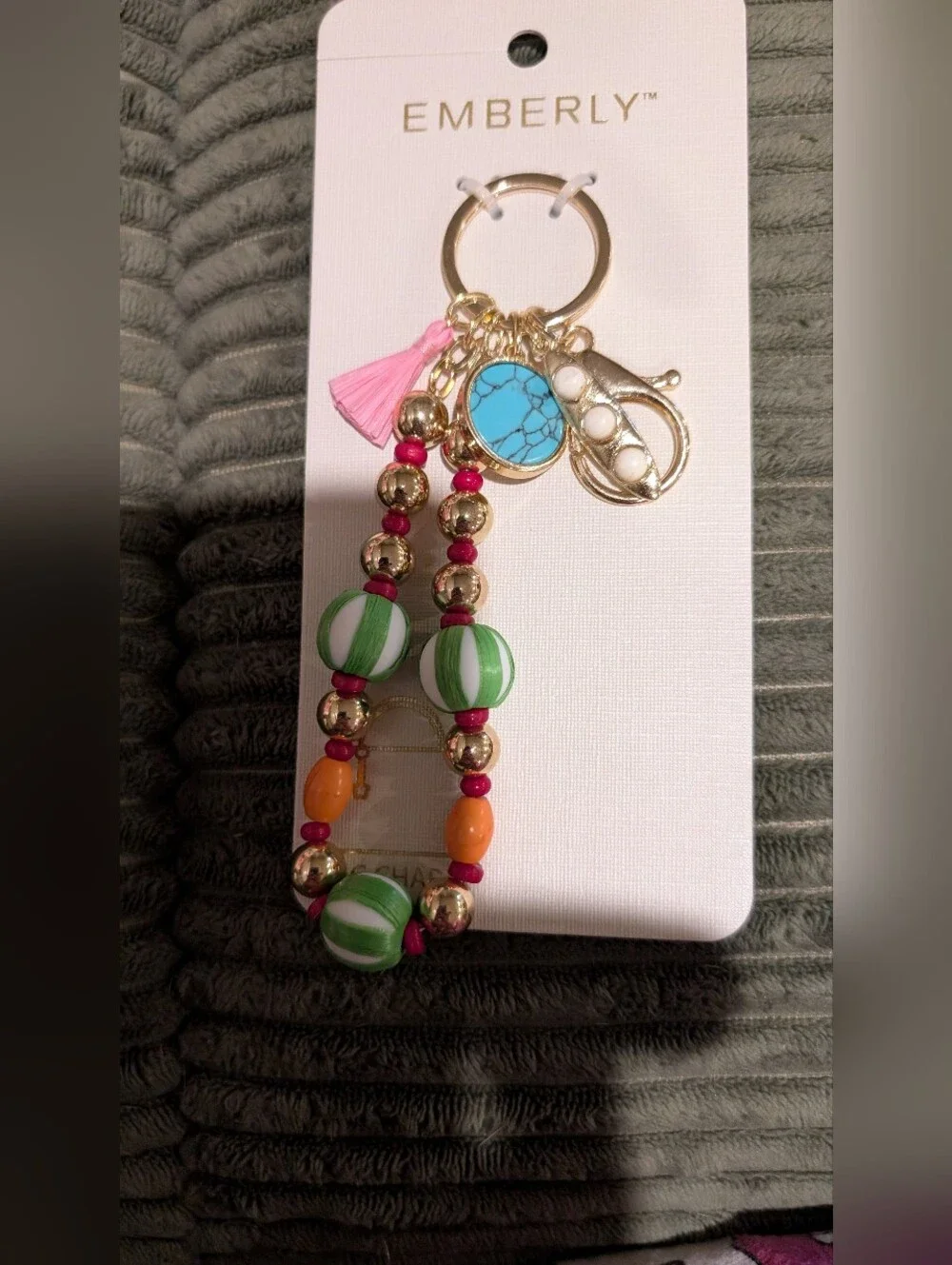 New Emberly Bag Charm Keychain
